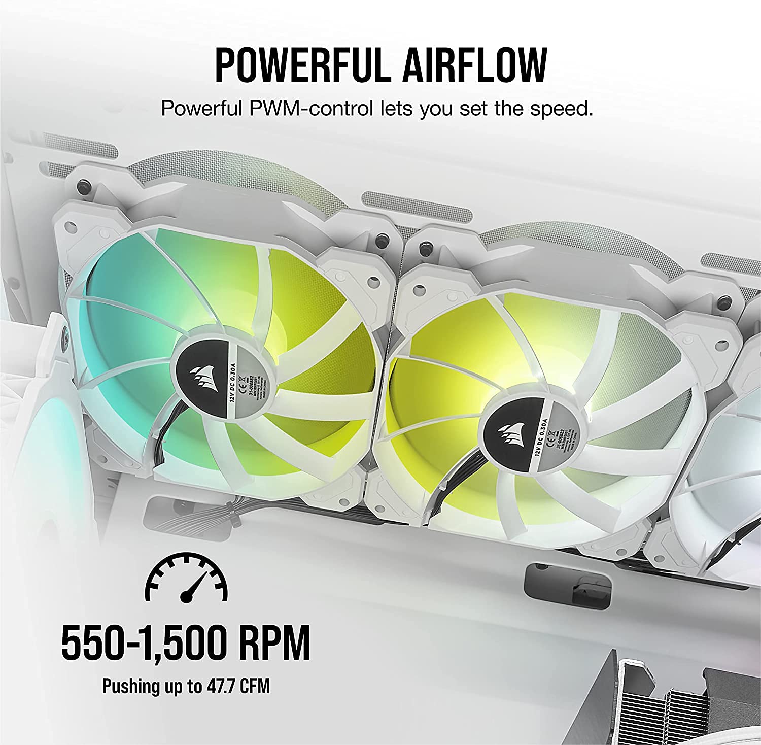 Corsair iCUE SP120 RGB Elite 120mm PWM Single Pack Fan - White-1500px-v6.jpg